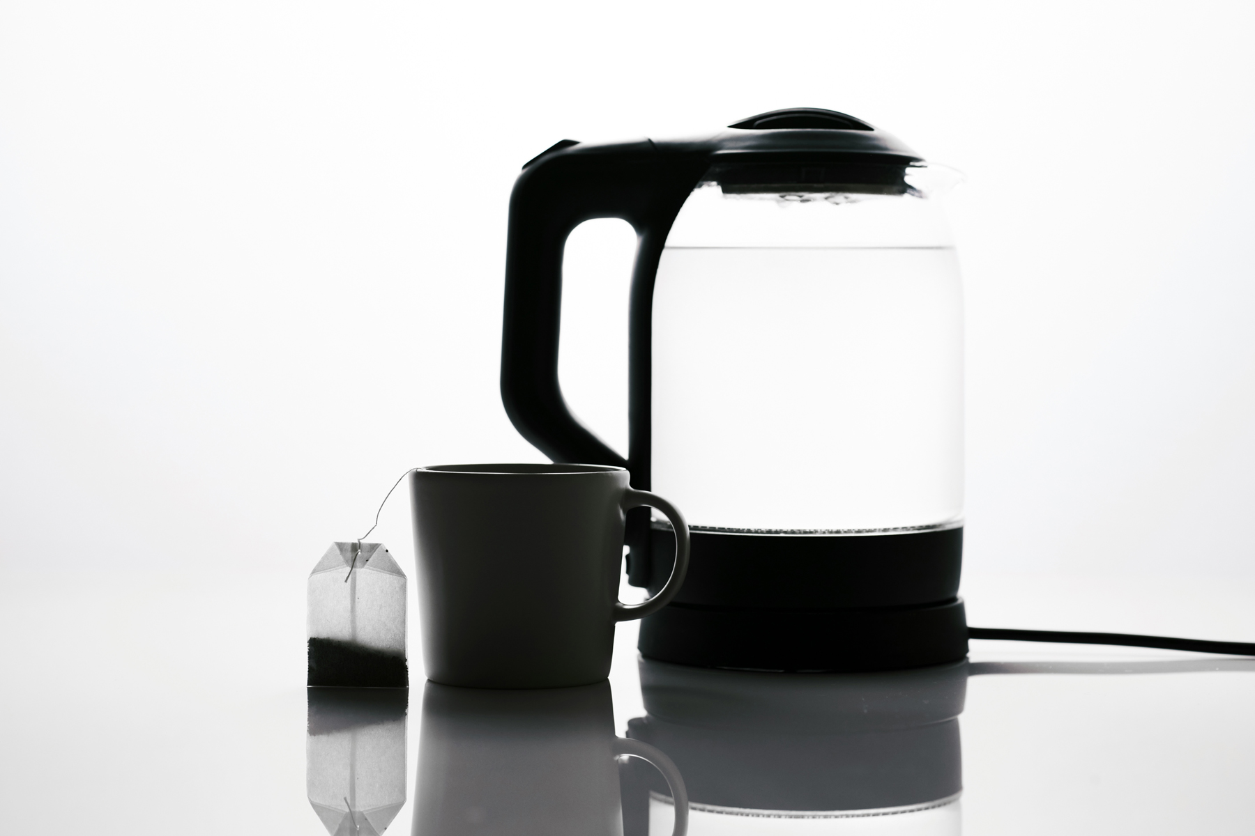 Wasserkocher in der Küche